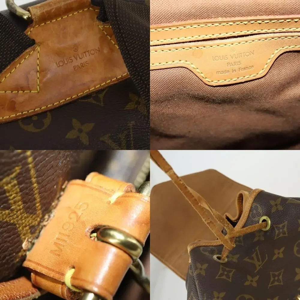 Louis Vuitton Monogram Montsouris GM Backpack Brown